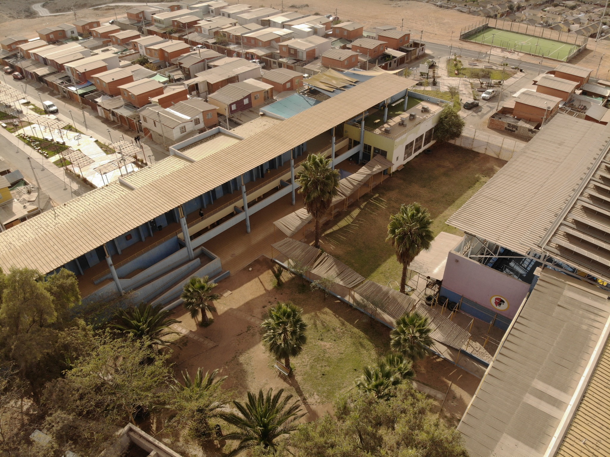 Patio central del liceo